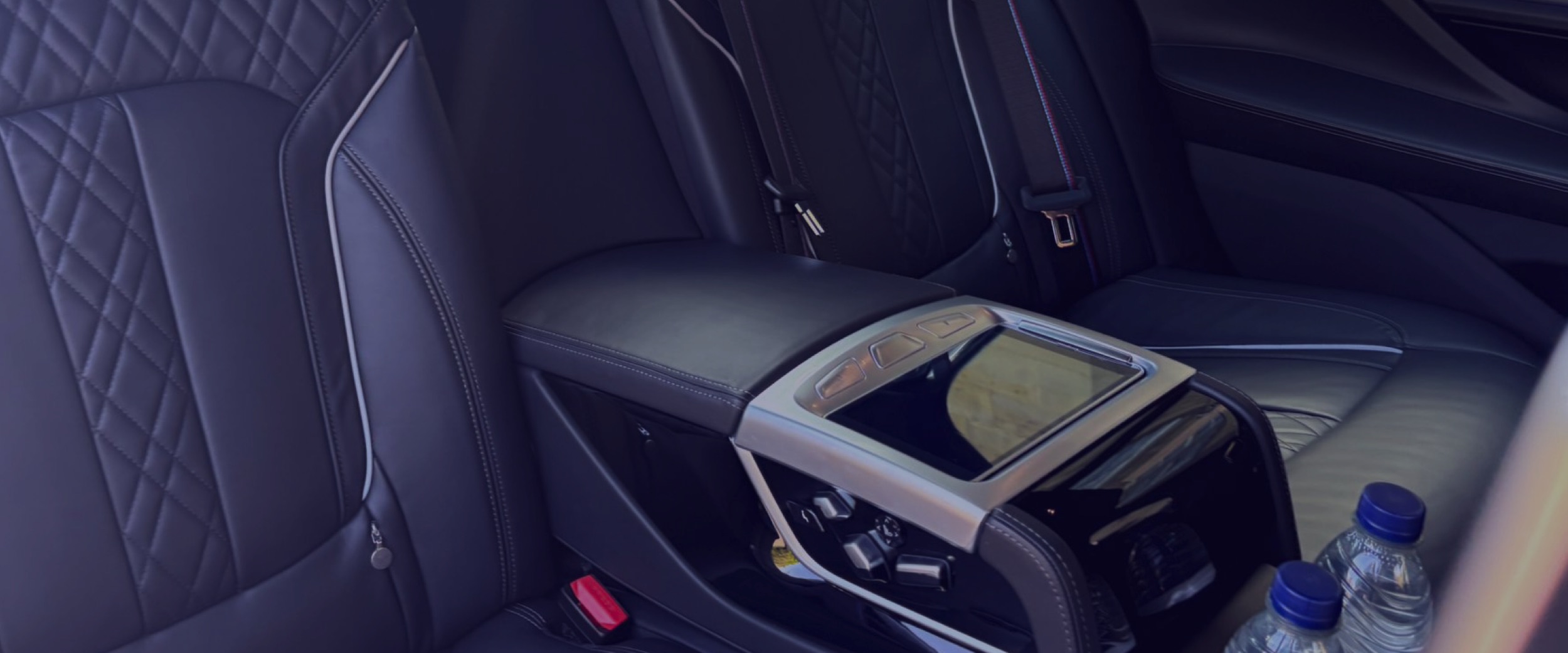 Executive Chauffeur Insuite Rear Drinks